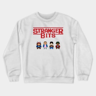 Stranger Bits White Crewneck Sweatshirt